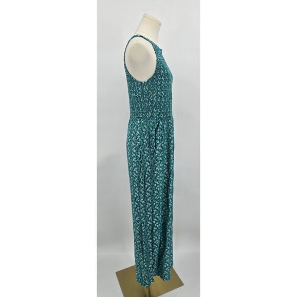 Loft Floral Smocked Jumpsuit - Picture 2 of 5